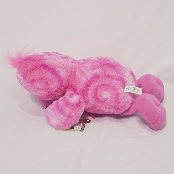 Pink Lucky   Duck Plush Stuffed Animal 13" Easter - Picture 4 of 11